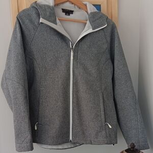 Kirkland Gray Hooded Jacket New, No Tags. Size Large, Womens.
